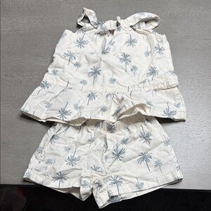Toddler Palm Tree Print Two-Piece Set 2T